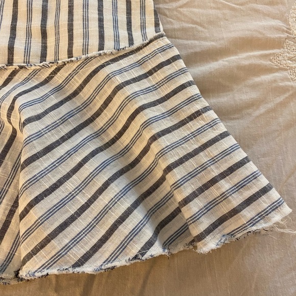 LoveShackFancy Cara Crewneck Striped Cotton Mini Dress (1) - Picture 14 of 15